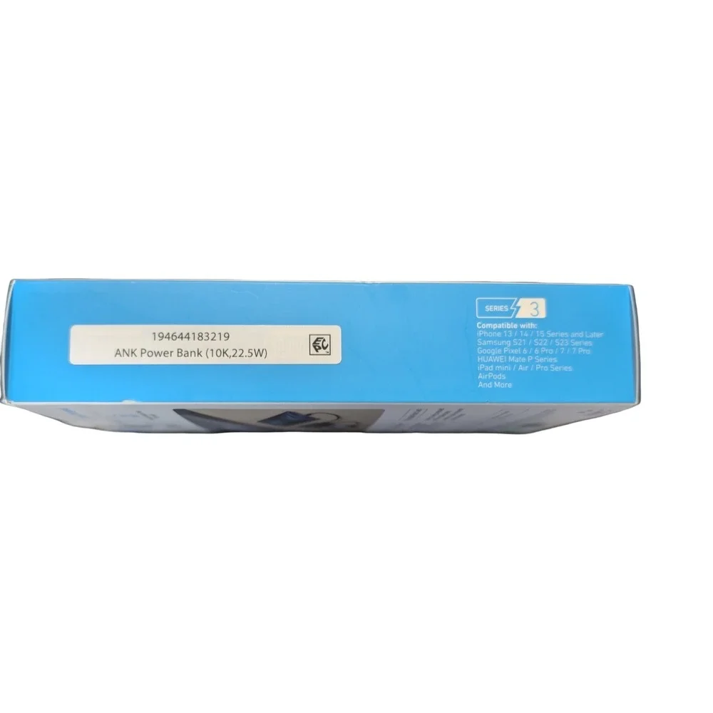 Pp2O Anker Pocket-size Power Boost Power Bank 10000mah 22.5W Max Digital Display